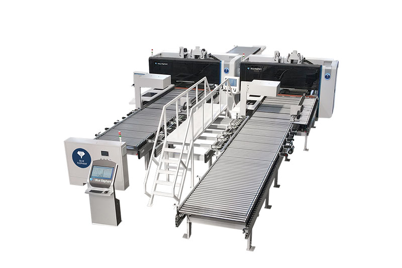Industrial Six-sided Drilling Double Machine Connection with Dual Drilling Units 1