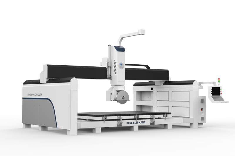 2023 Latest 5 Axis CNC Bridge Saw for Granite, Marble, Quartz with Camera 1