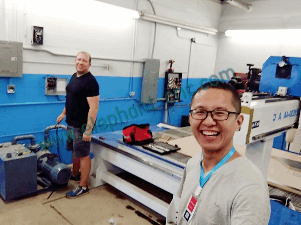 Professional 1325 ATC CNC router with Rotary Device will be Sent to America 2