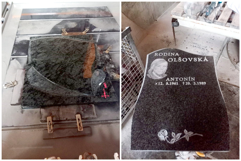 Our Client Used His CNC Router for Stone Engraving to Make Tombstones Top 10 CNC Router for Stone Engraving Manufacturers in the World 26