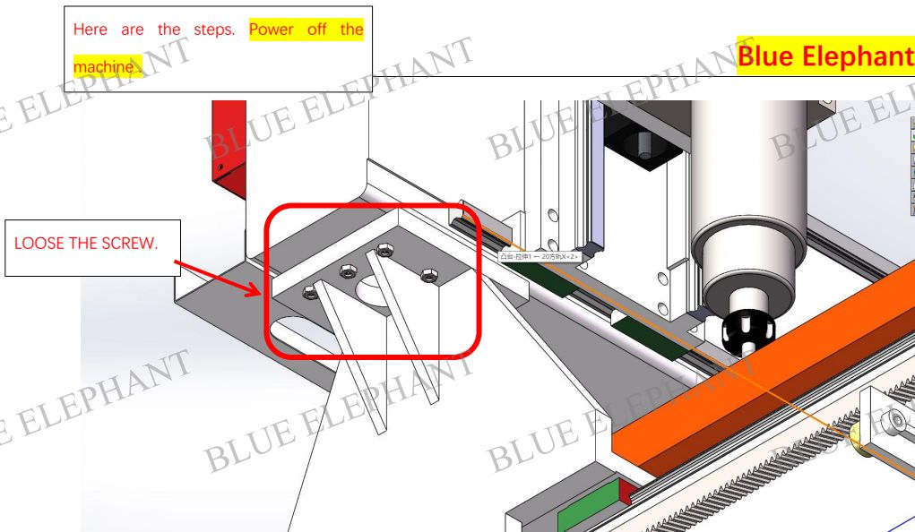 How to Install the Gantry —– Blue Elephant CNC 14
