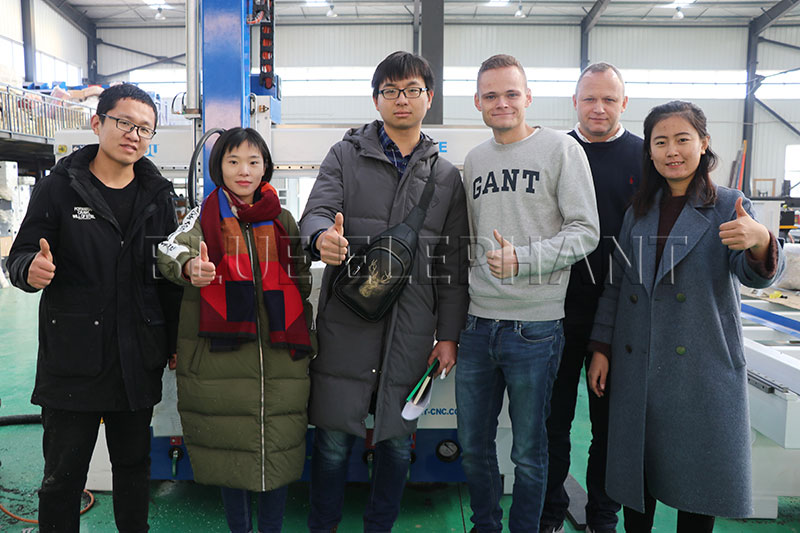 Danish Customers Come to Our Factory to Buy CNC Router Machine 2 Danish Customers Come to Our Factory to Buy CNC Router Machine 2