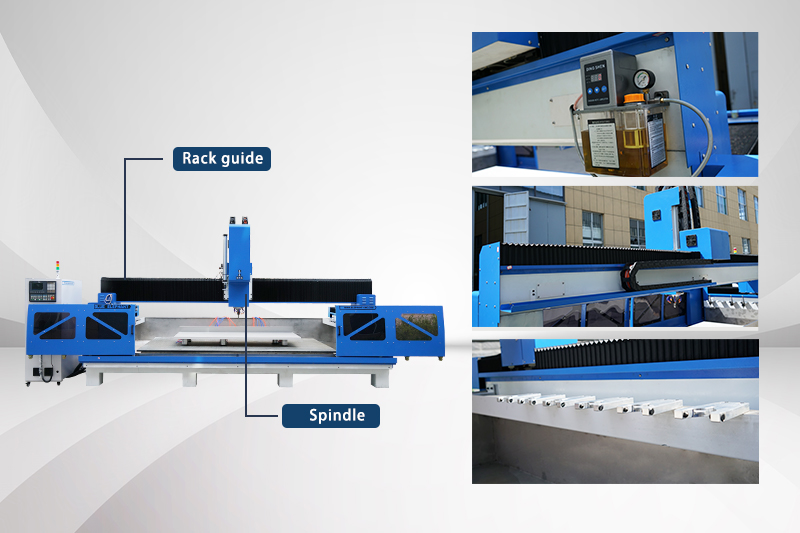 ES3-3015 Automatic Quartz Stone CNC Machining Center Overview 2024 Stone Deep Processing Equipment Solutions for Stone Cutting and Engraving 13