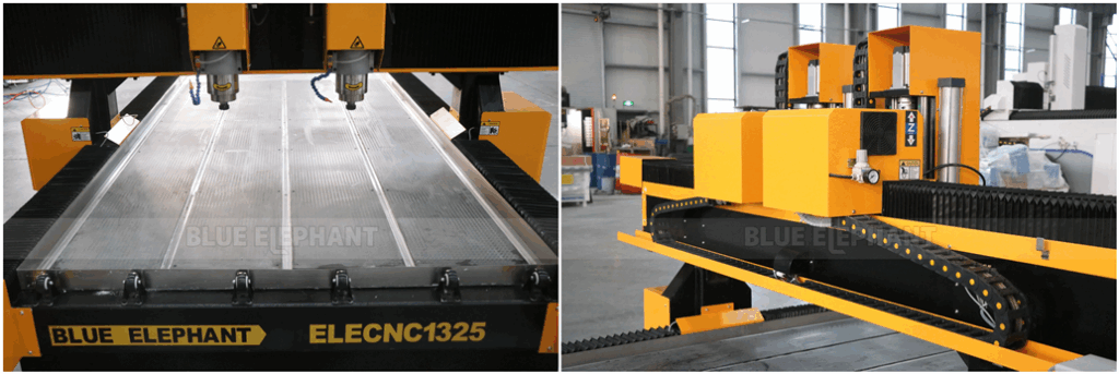1325 Double Head Stone CNC Machine and Customized 1328 Wood CNC Machine will be Sent to Yemen 3
