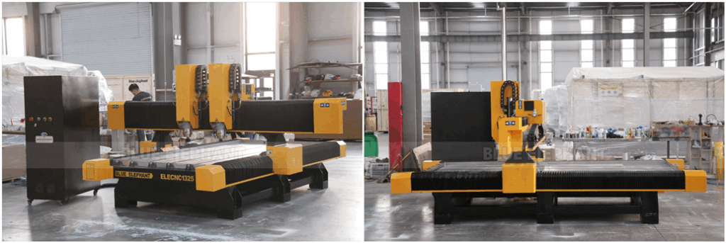 1325 Double Head Stone CNC Machine and Customized 1328 Wood CNC Machine will be Sent to Yemen 2