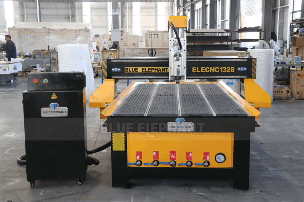1325 Double Head Stone CNC Machine and Customized 1328 Wood CNC Machine will be Sent to Yemen 1