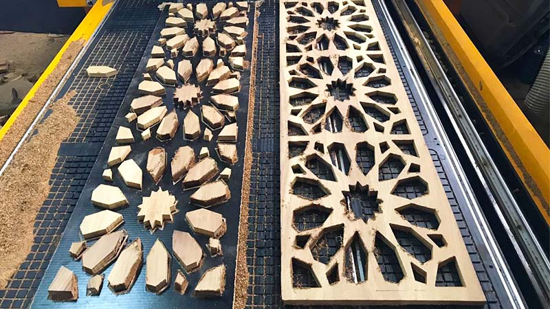 The furniture samples sent from our customers processed by multi head CNC Router 1 The furniture samples sent from our customers processed by multi head CNC Router 1
