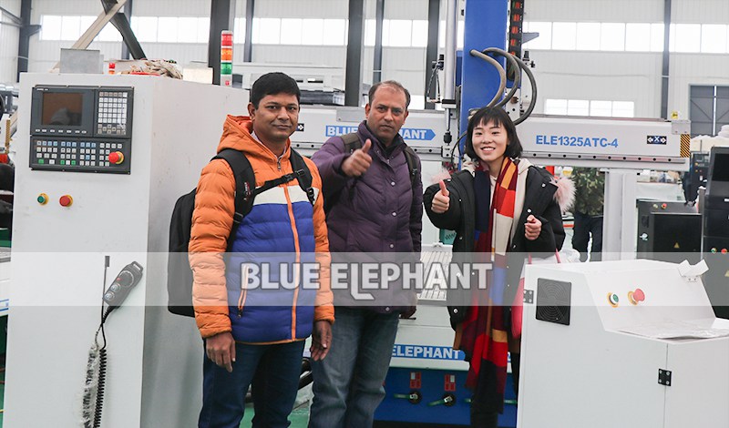 New Customers from Bangladesh for 1325 4 Axis ATC CNC Router 1