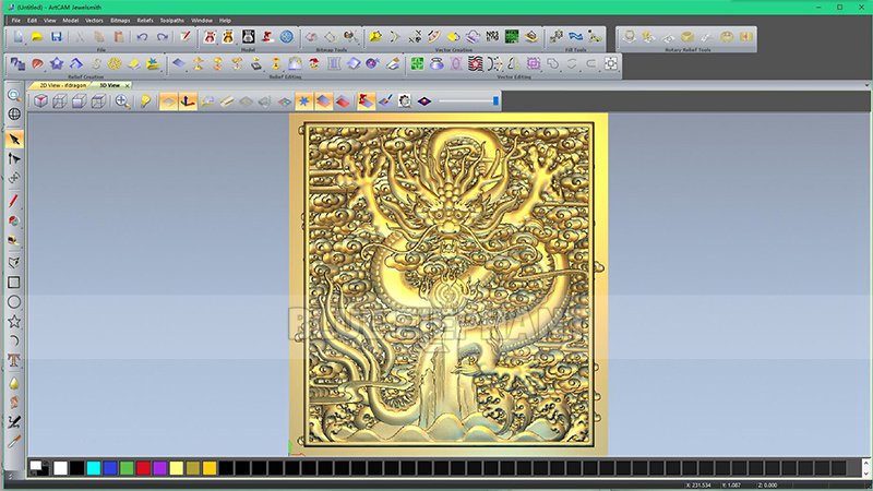 Chinese Dragon Carved by Our Own CNC Router 2 Chinese Dragon Carved by Our Own CNC Router 2