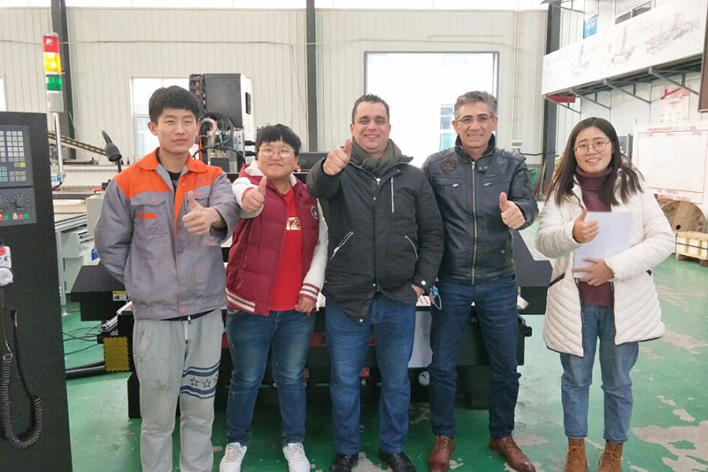Netherlands Customer Visiting, 4*8 ATC Wood Working Machinery 1