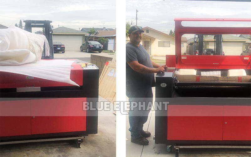 American Customer’s Sampling for Laser CNC Machine 4