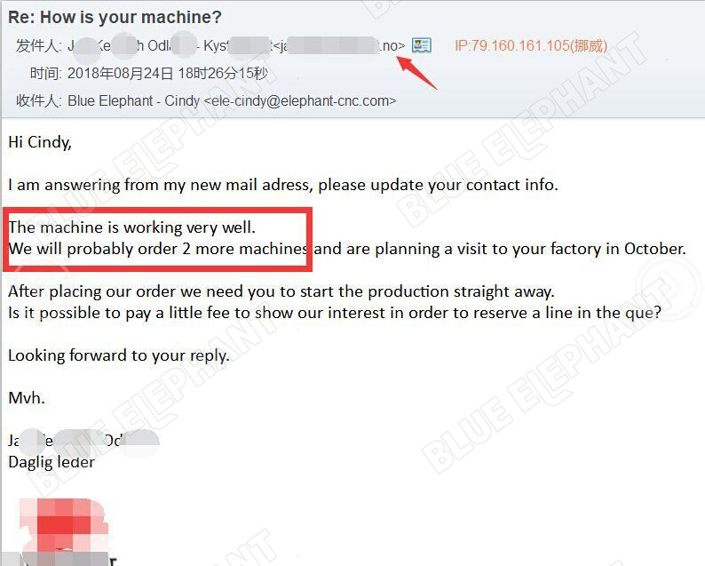 Thanks for Canadian users' approval of our rotary axis CNC router 7 Thanks for Canadian users' approval of our rotary axis CNC router 7