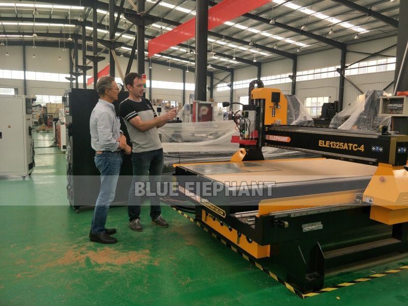 1325 4 Axis Carousel ATC CNC Router was tested by Netherlands Customer 6 1325 4 Axis Carousel ATC CNC Router was tested by Netherlands Customer 6