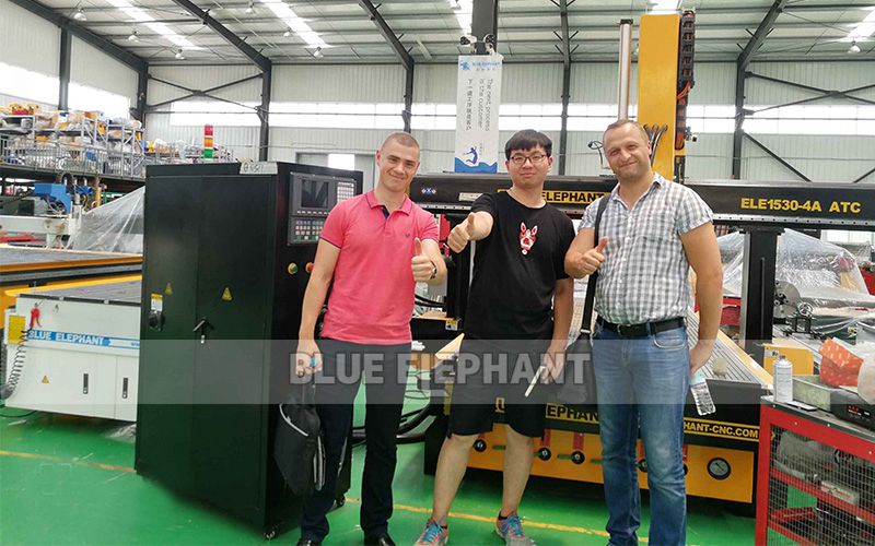 CNC Plasma Cutter Is Visited by Belarusian Customer 1