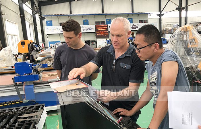 Australia Customer Visiting for CNC Plasma Cutters 3 Australia Customer Visiting for CNC Plasma Cutters 3