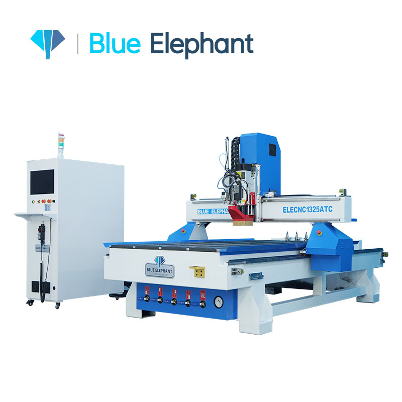4x8 ATC CNC Wood Engraving Machine with a Laser Head 1