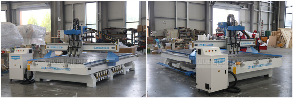 Multi-spindle 2040 CNC Router will be Sent to Mexico 1