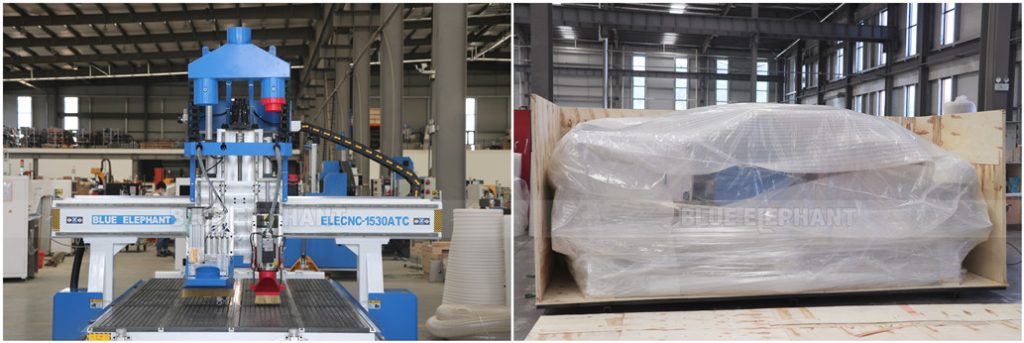 Customized 1530 Linear ATC CNC Machine with Drilling Head will be Sent to Oslo, Norway 2