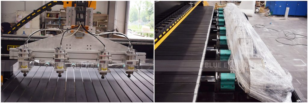 Multi-head 3715 CNC Woodworking Machine with 8 Rotary Devices will be Sent to Lepeda, Lithuania 2