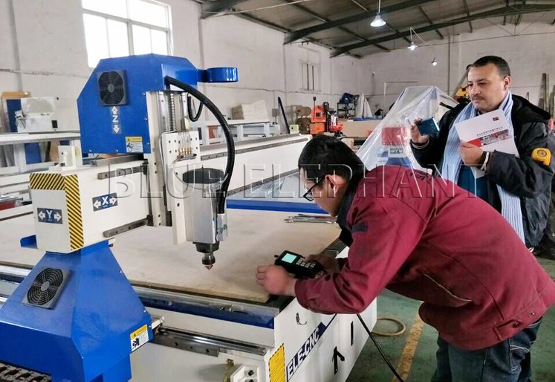 A Customer from Egypt Came to Our Factory to See the CNC Machine 2 A Customer from Egypt Came to Our Factory to See the CNC Machine 2