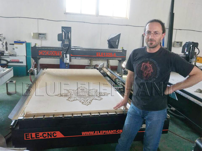 Client from the Mediterranean Region Studied Cnc Router in the Factory 1 Client from the Mediterranean Region Studied Cnc Router in the Factory 1
