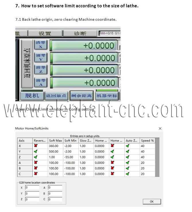Mach3 USB-port Wood Cnc Router Set Software Limit