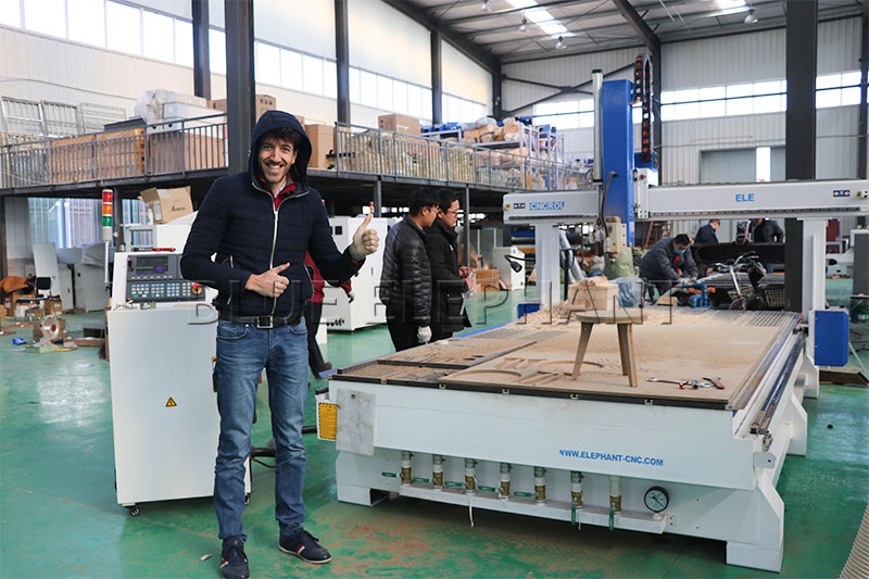 Client from Lebanon Bought a 4-Axis CNC Router