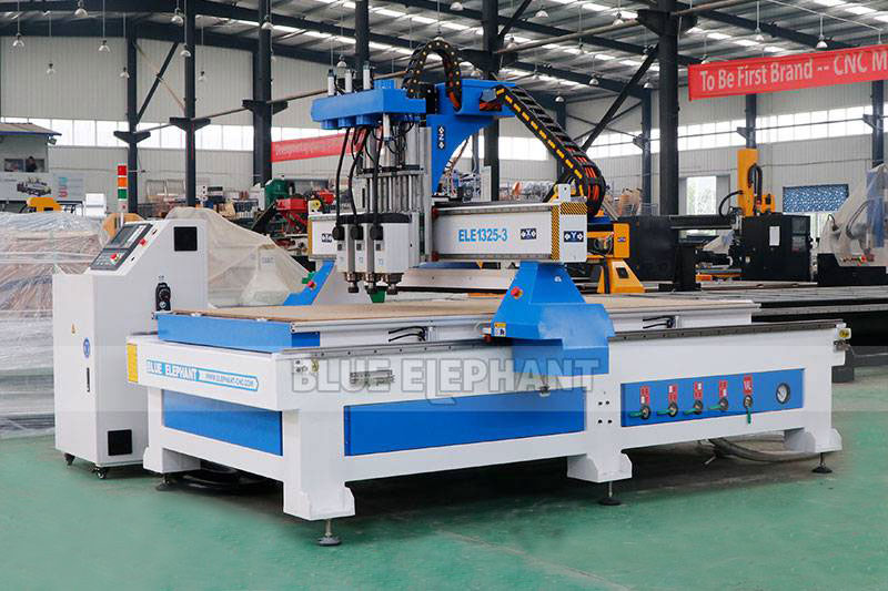 Elecnc 1325 Mehrspindel Holzbearbeitungsmaschine Blue Elephant Cnc