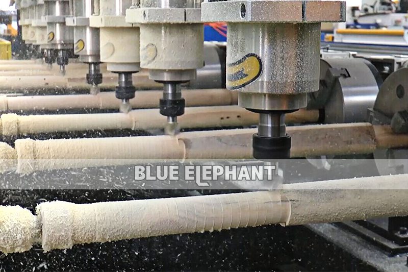 1325 Multi 8 spindles CNC Machine with Rotary Device