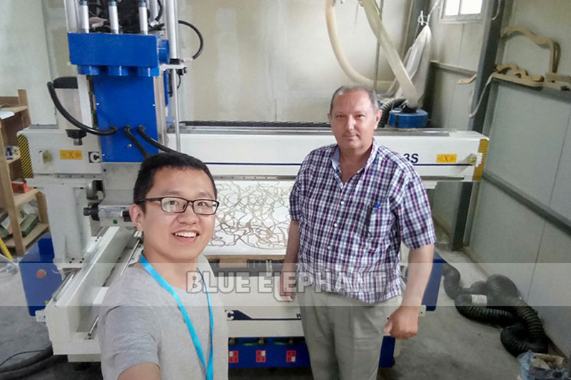 After-Sale Service for 1325-3S 4 Axis Pneumatic System 3 Spindles CNC Machine in Albania