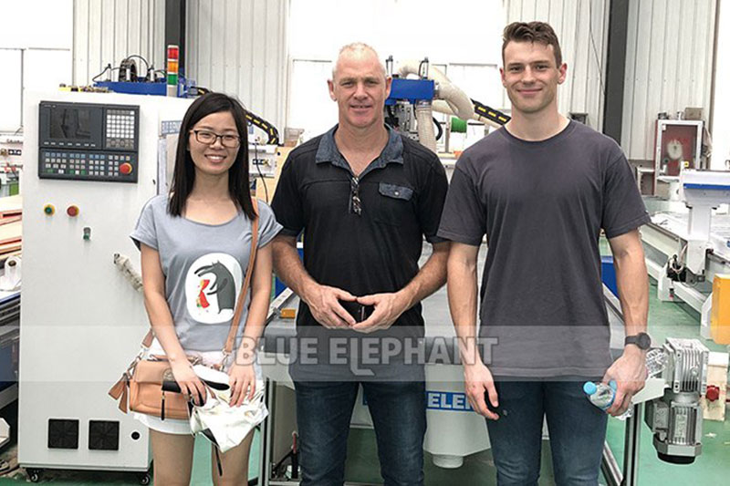 Australia Customer Visiting for CNC Plasma Cutters