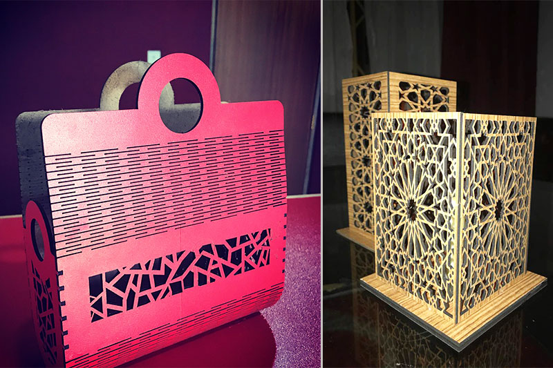 Ghanaian Customer’s Sampling—Woodworking Machinery and Laser CNC Machine