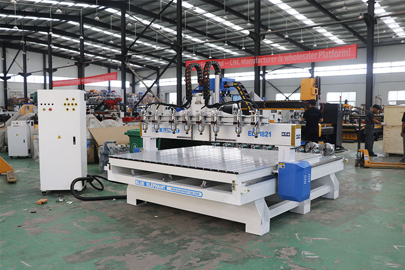 New Arrival 1821 Multi Spindles 4 Axis Woodworking Machinery with Rotary Devices