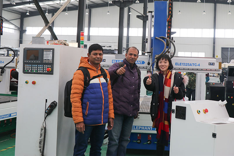 New Customers from Bangladesh for 1325 4 Axis ATC CNC Router