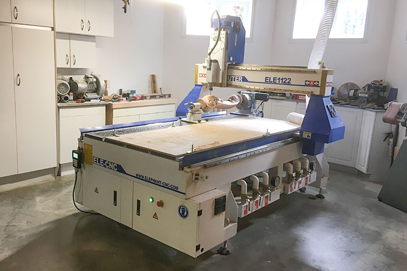 Thanks for Canadian users' approval of our rotary axis CNC router