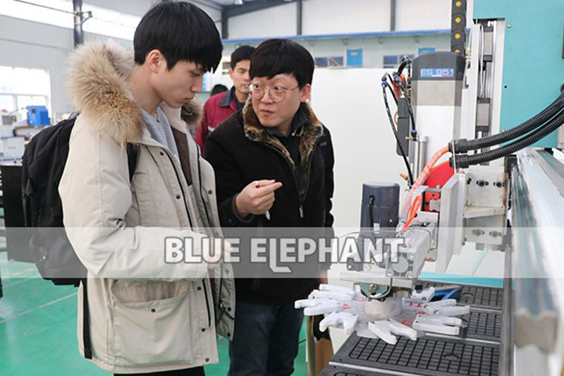 Visitors from Korea for CNC Router Machine