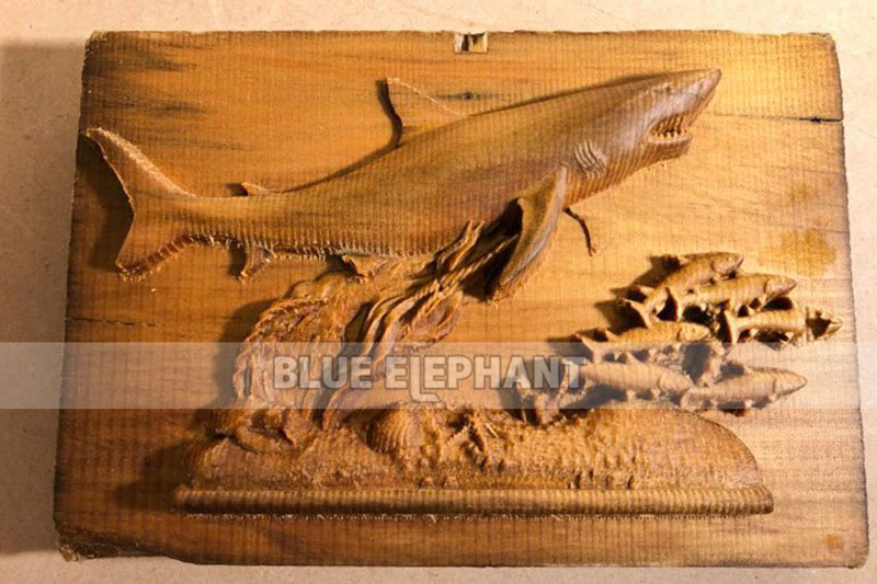 Wooden samples processed by 6090 3 Axis CNC Router