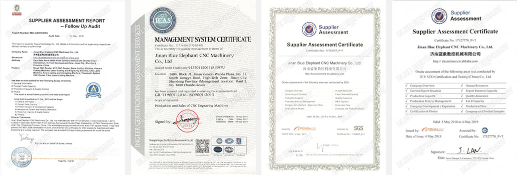 cnc router machine certifications