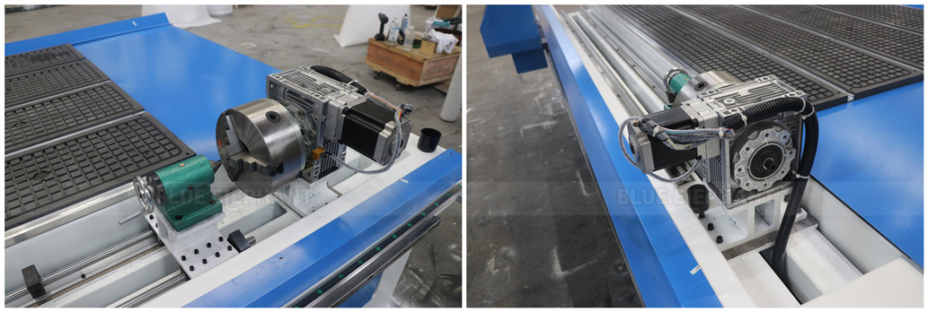 1325 3-Axis CNC Wood Router with a Rotary Device 