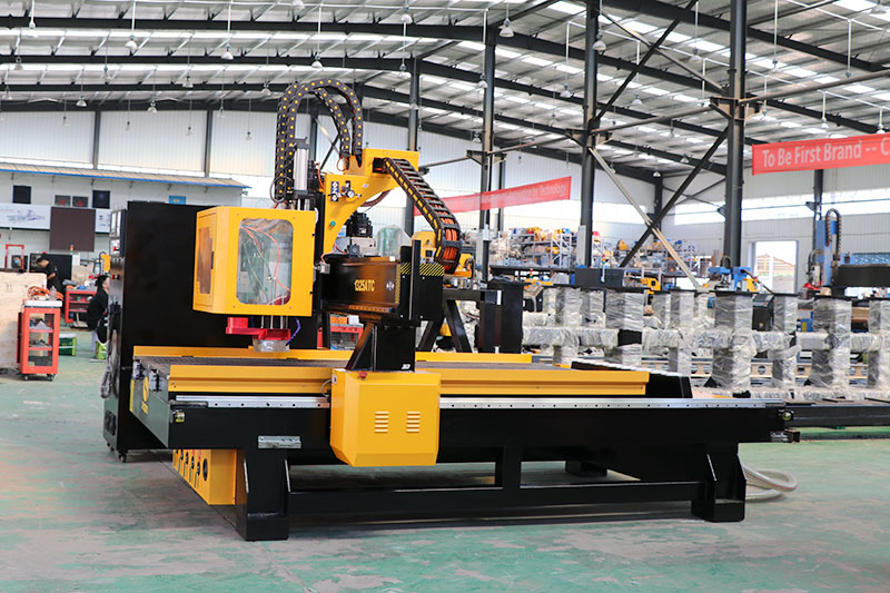 1325 4x8ft ATC CNC Automatic Woodworking Machine with Drilling Head