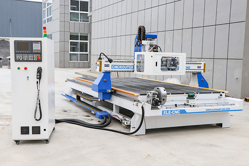 Automated 2040 ATC CNC Router Machine with Rotary Device for Sale