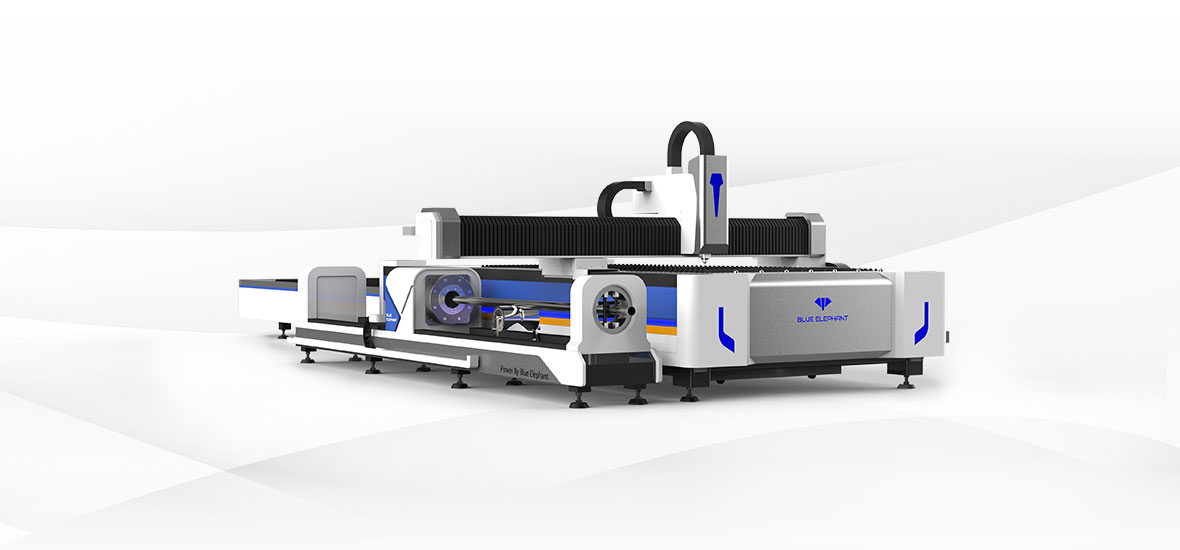metal tube and sheet fiber laser cutting machine