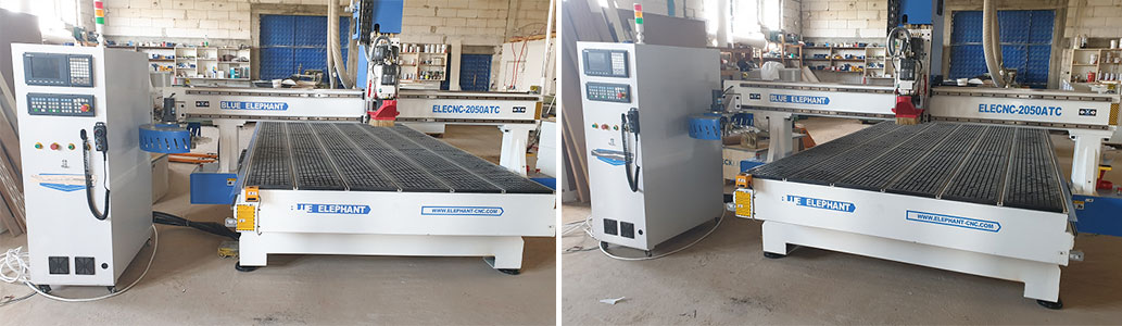 Kosovo customer received 2050 atc cnc router