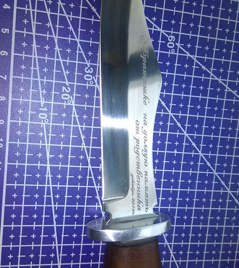 fiber laser marking machine sample