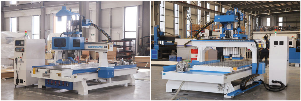 Custom 4’×8’ ATC CNC Machine with Drill Head will be Sent to Bangalore port, India 1 4’×8’ ATC CNC Machine with Drill Head