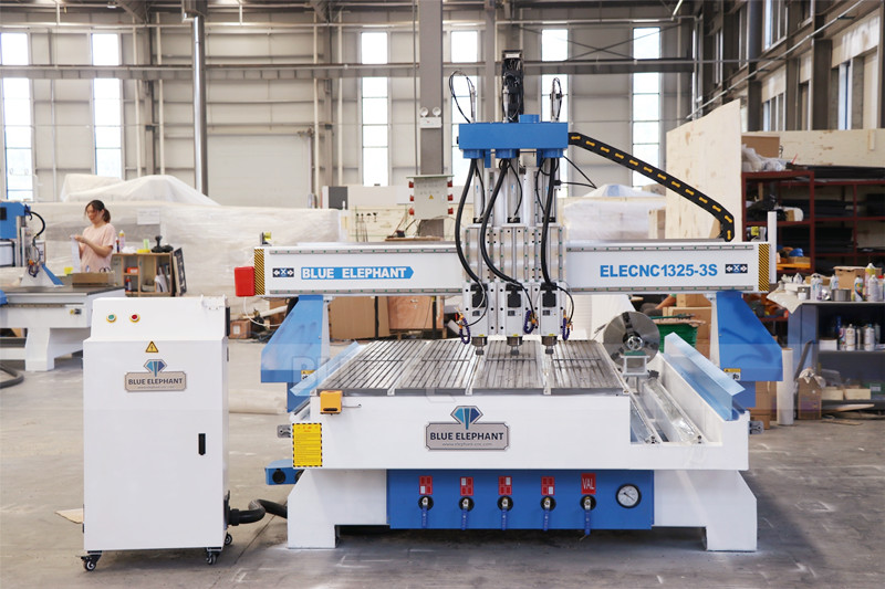 Best 1325 3 Spindle Rotary Axis CNC Machine will be Sent to Auckland, New Zealand