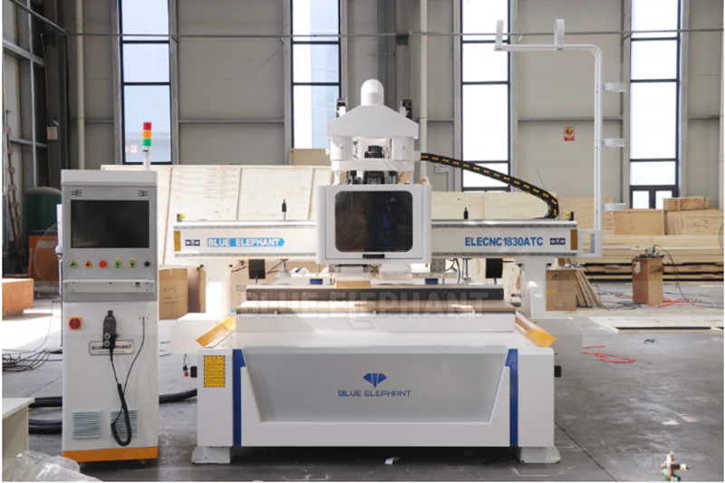 Top Rated 1830 ATC CNC Router with Auto Loading and Unloading Platforms will be Sent to puerto quetzal, Guatemala