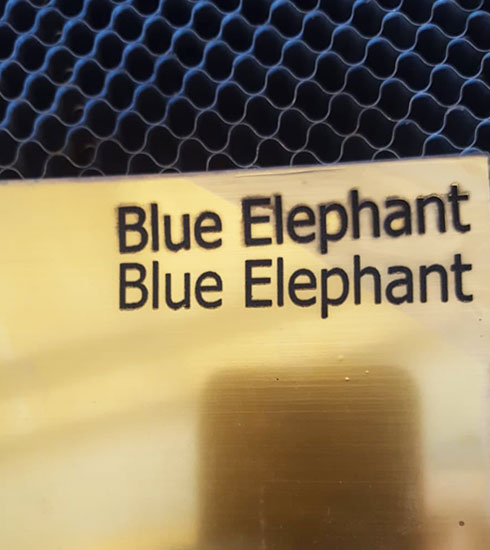 uv laser marking machine sample