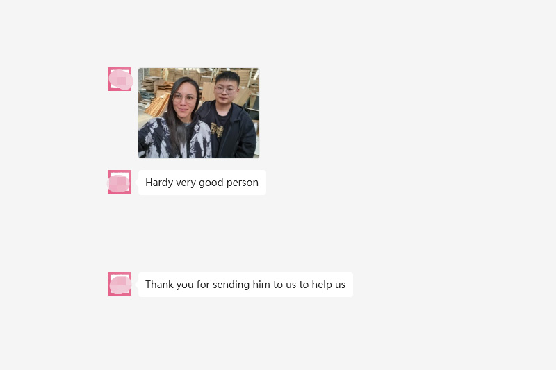 customer review of BE furniture production line