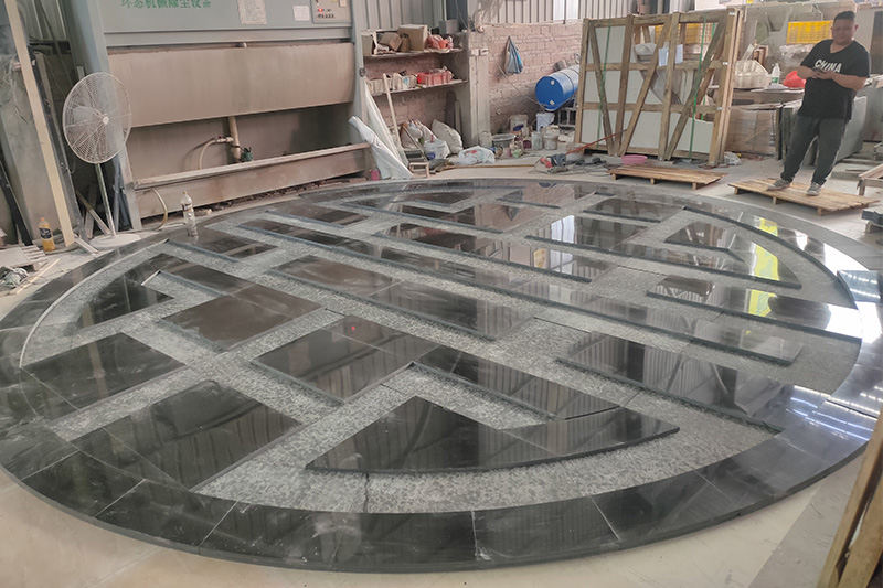 Flooring of 5 axis CNC stone production line